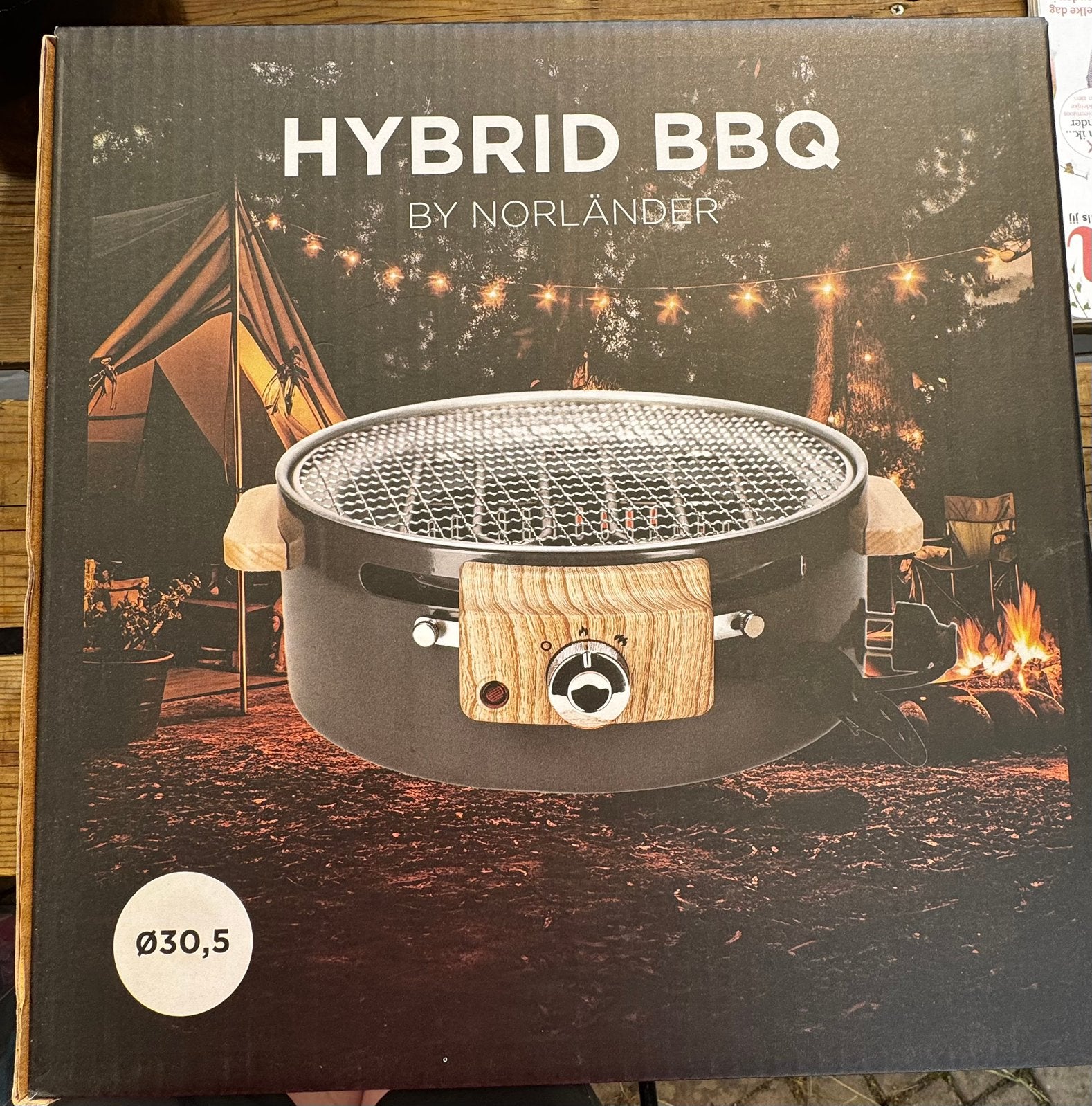 Norlander bbq voor buiten, houtskool en elektrisch, Ophalen of Verzenden, Nieuw, Met accessoires