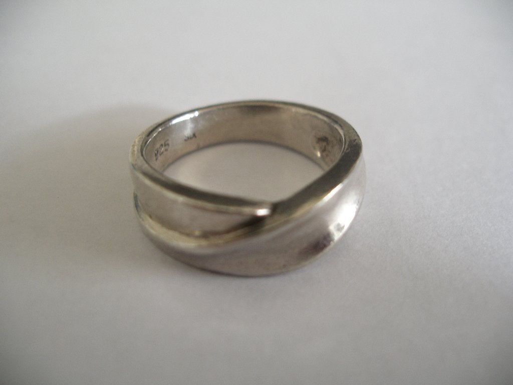 Een mooie Zilveren SIX Fantasie Ring, Verzenden, Zilver, Ring