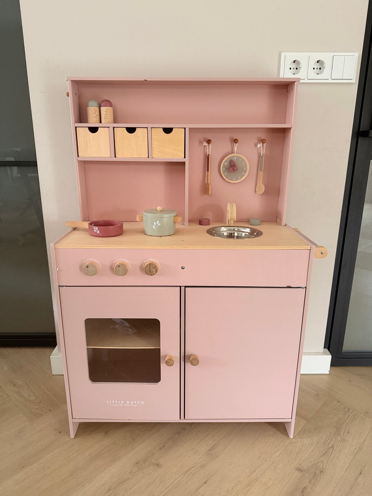 Little Dutch Houten Speelkeuken Roze, Ophalen, Gebruikt, Hout, Speelkeuken