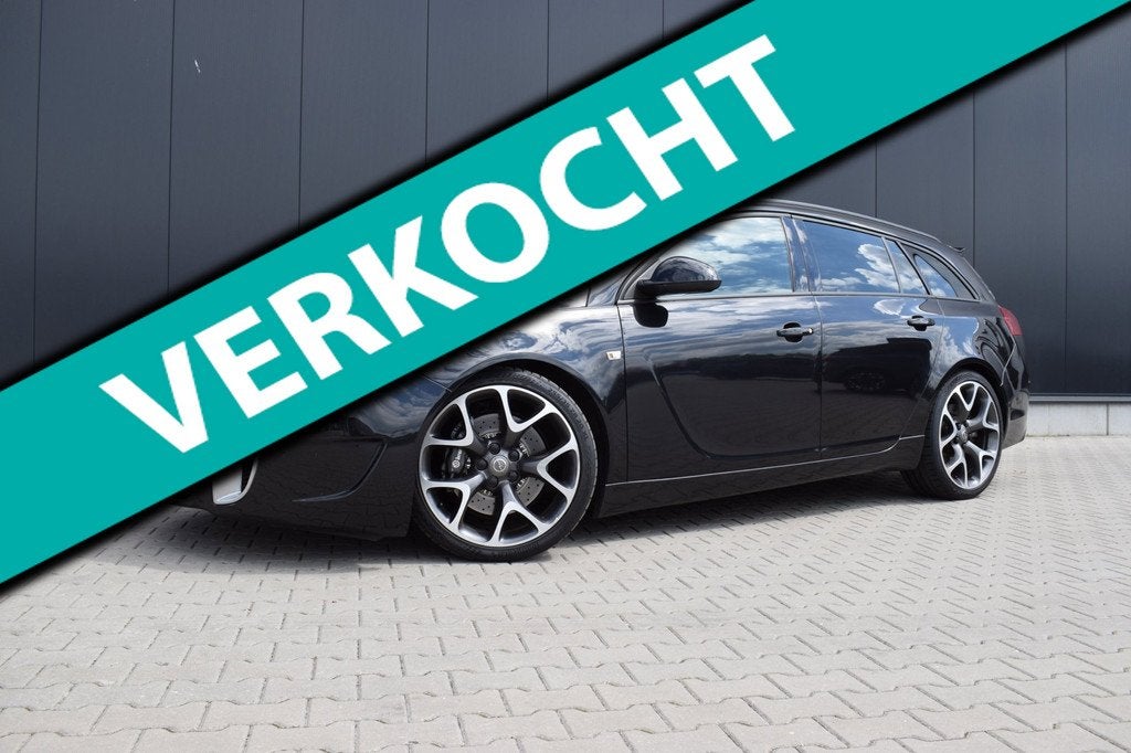 Opel Insignia Sports Tourer 2.8 T OPC (Recaro Bomvol, 19"..., Auto's, Opel, Euro 5, Gebruikt, Zwart, Leder en Stof