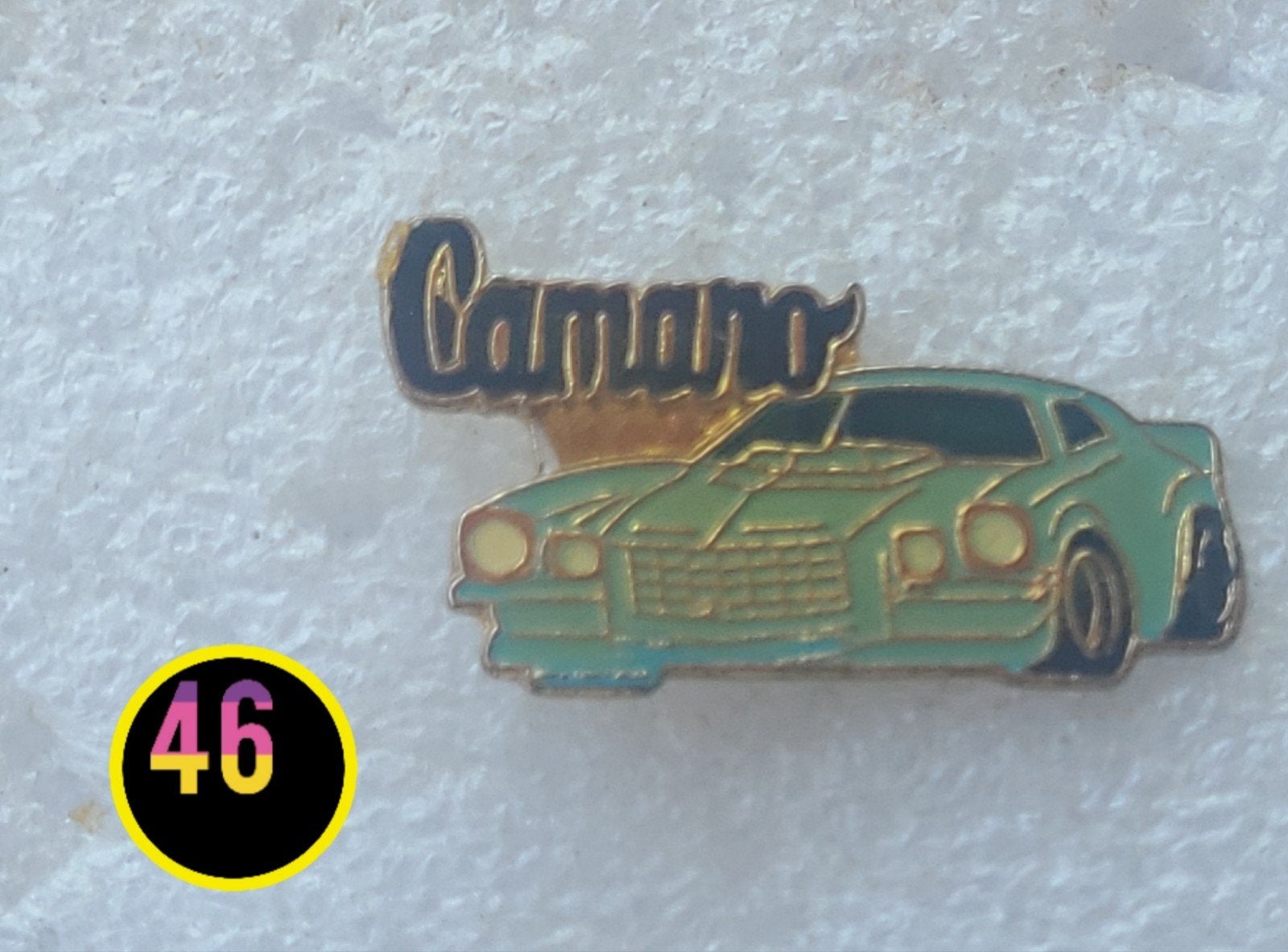 Vintage Camaro Pin - Groene Sportwagen Speldje, Verzenden