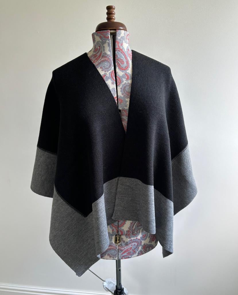 Grote Omslagdoek Poncho Sjaal Hele Dikke Kwaliteit, Verzenden, Gedragen, Maat 46/48 (XL) of groter, Sjaal
