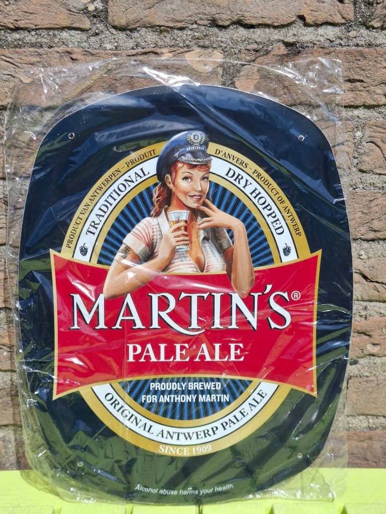 Reclamebord Martin's Pale Ale, Ophalen of Verzenden, Nieuw, Reclamebord, Plaat of Schild, Overige merken