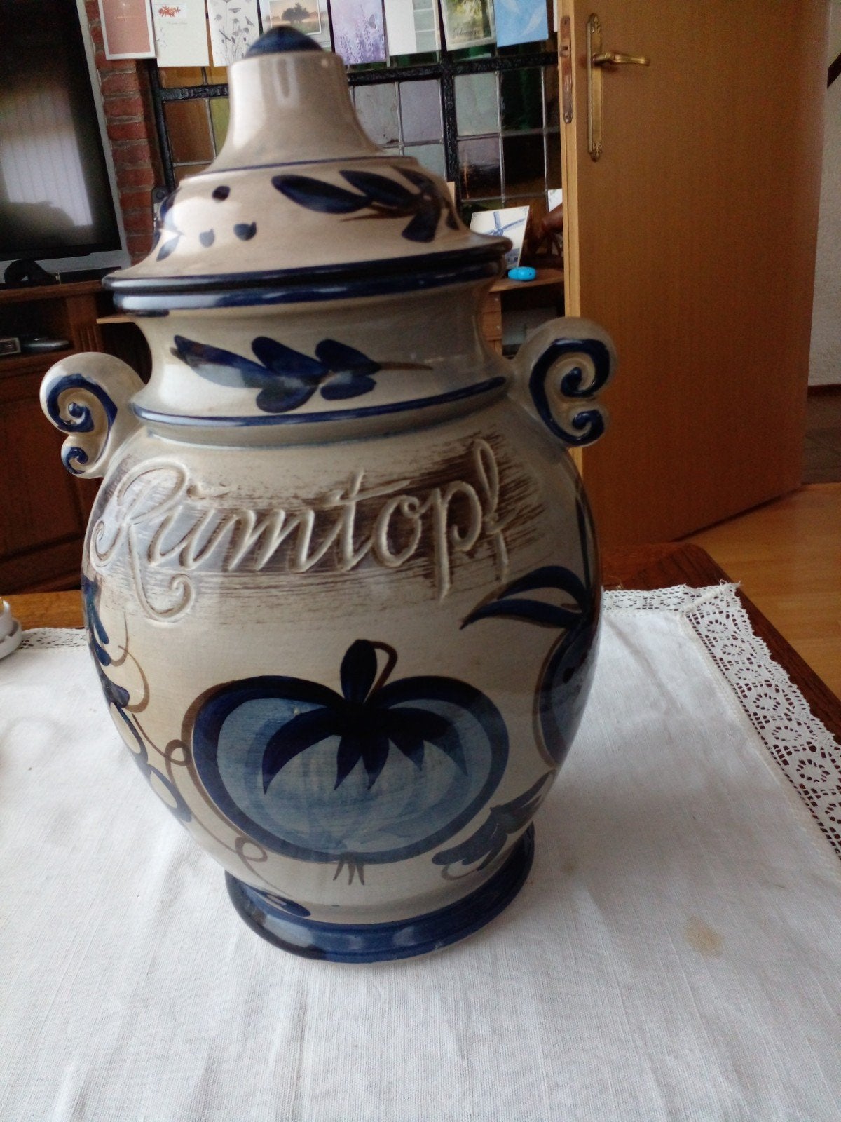 Vintage Rumtopf W. Germany 826-36 - Aardewerk Pot, Ophalen of Verzenden