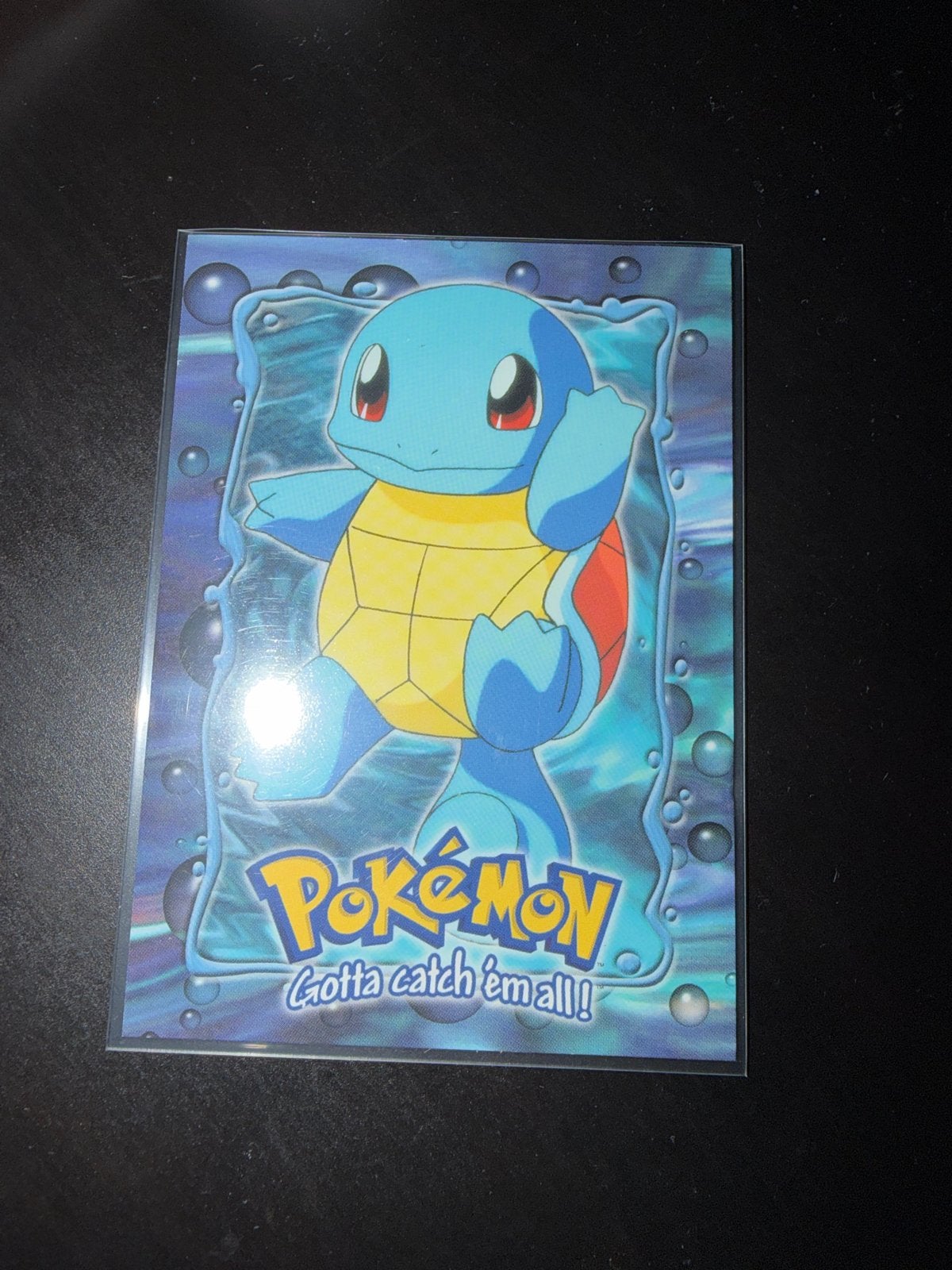 1999 Squirtle Topps Trading Card #07 Squirtle E7/12, Ophalen of Verzenden, Zo goed als nieuw, Losse kaart