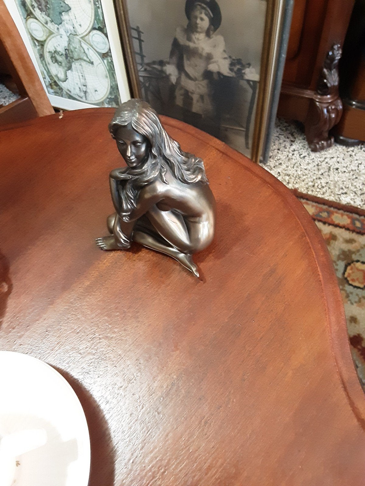 bronzen  beeldje jaren 50, Antiek en Kunst, Ophalen