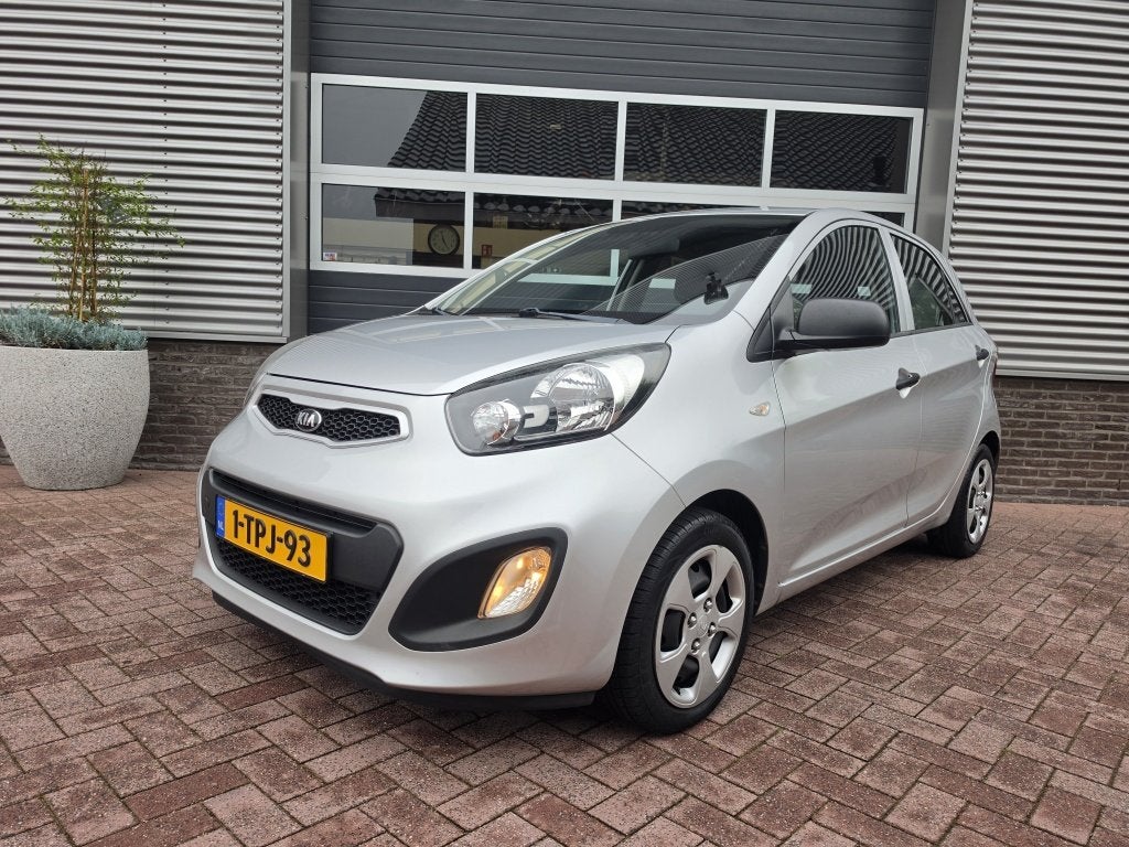 Kia Picanto | NL Auto | Airco | 1.0 CVVT ISG Airco, Auto's, Euro 5, Stof, Gebruikt, 400 kg