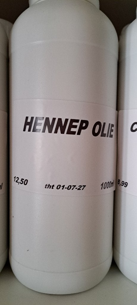 Hennep olie 10 euro per liter, Ophalen of Verzenden, Nieuw, Overige typen