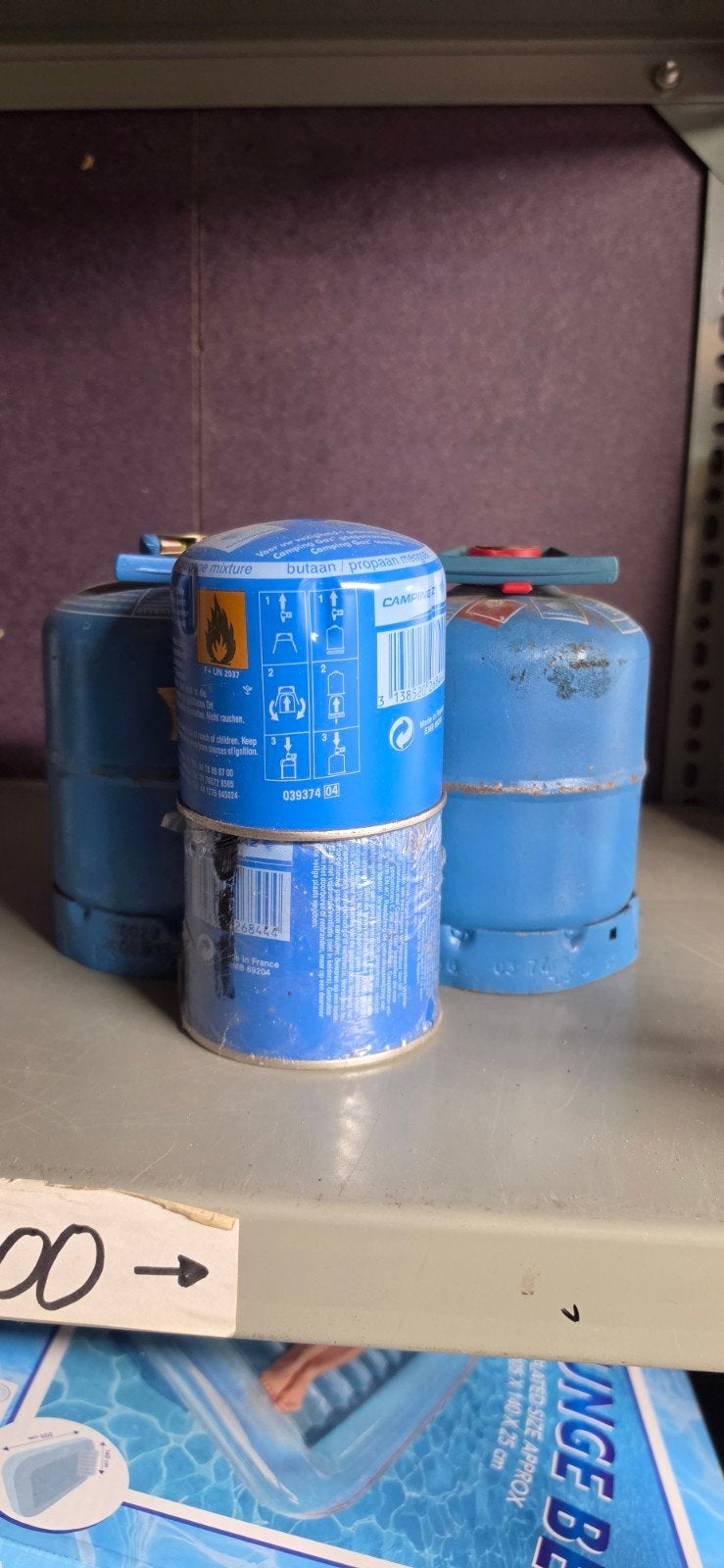 gas fles flessen vuur bakken koken kamping bus campingaz, Caravans en Kamperen, Kampeeraccessoires, Ophalen, Gas, Nieuw, Je
