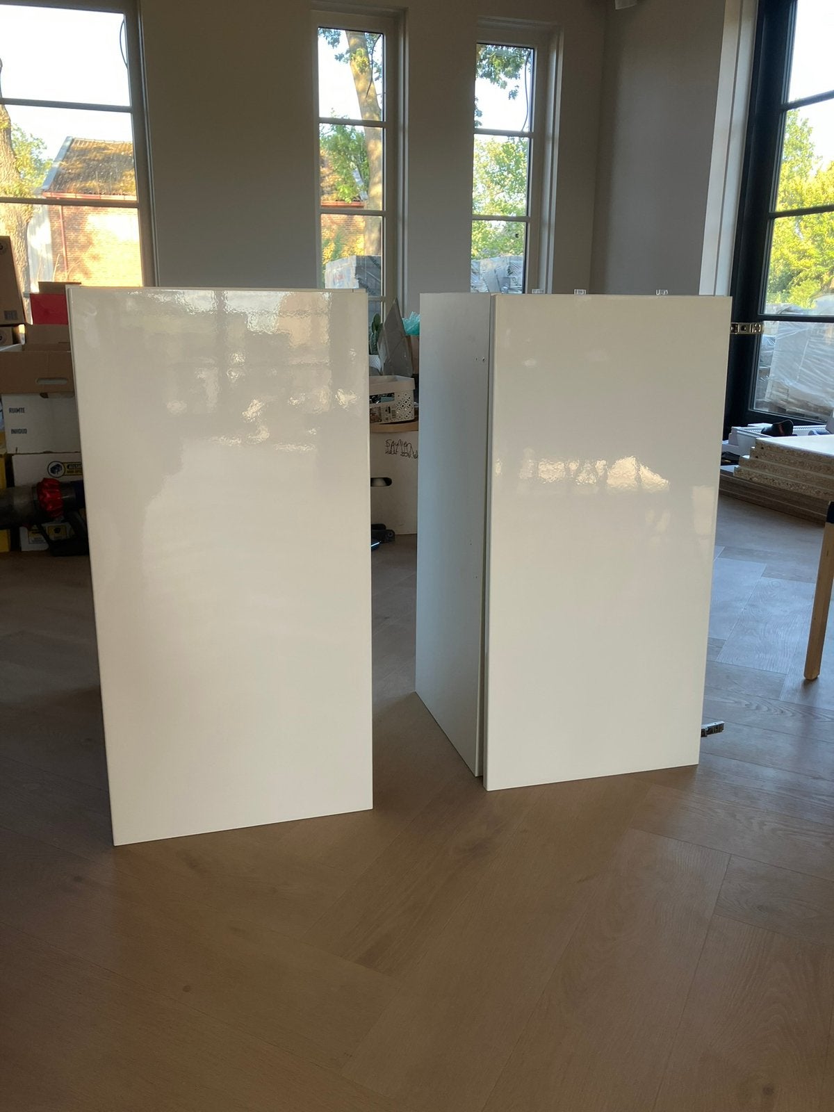 Keukenkastjes Ringhult Ikea hoogglans wit, Ophalen, Gebruikt, Wit, 50 tot 100 cm