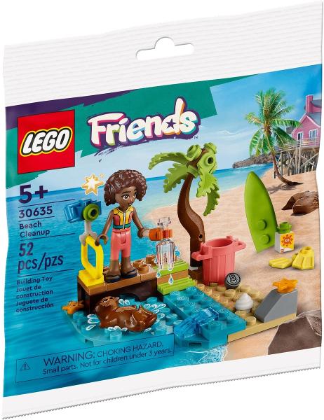 Lego Friends polybag 30635 Strandschoonmaak, Lego, Nieuw, Friends, Ophalen of Verzenden