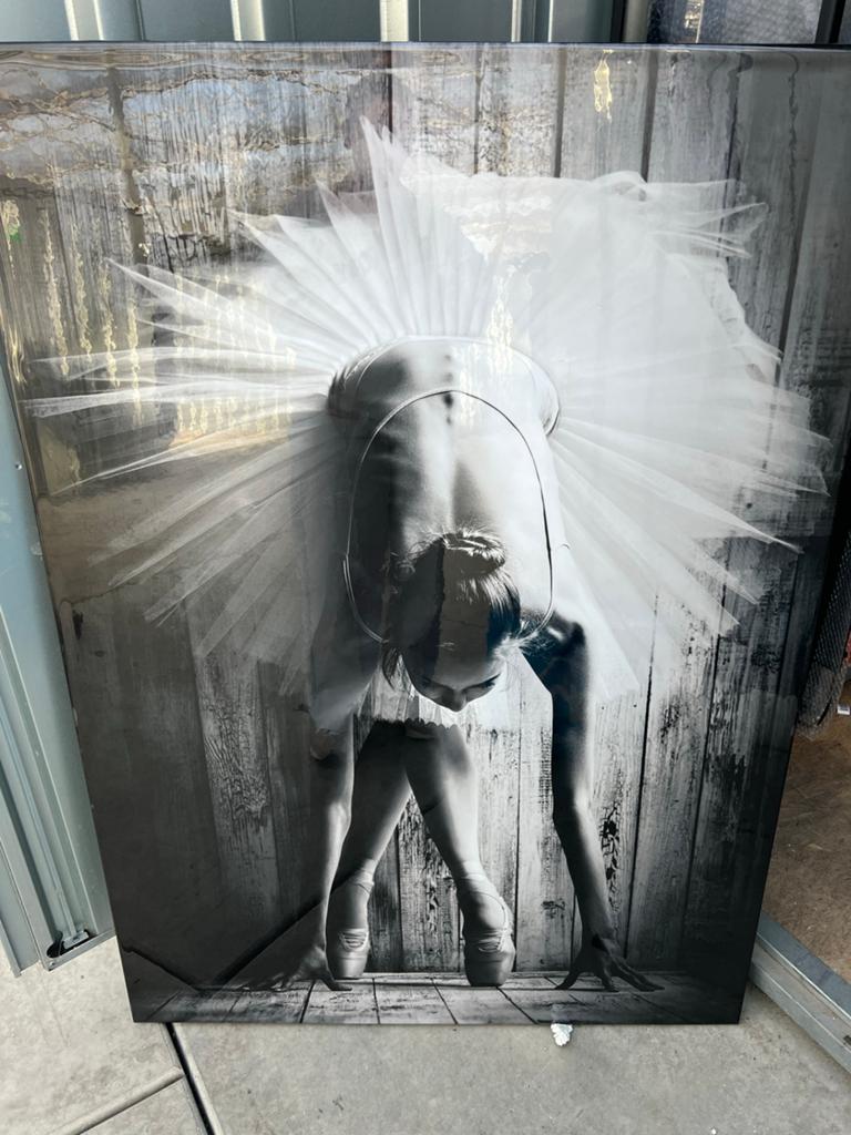 Fotoschilderij ballerina - TEAB ophalen Rotterdam, Ophalen, Gebruikt, Foto of Poster, 75 cm of meer