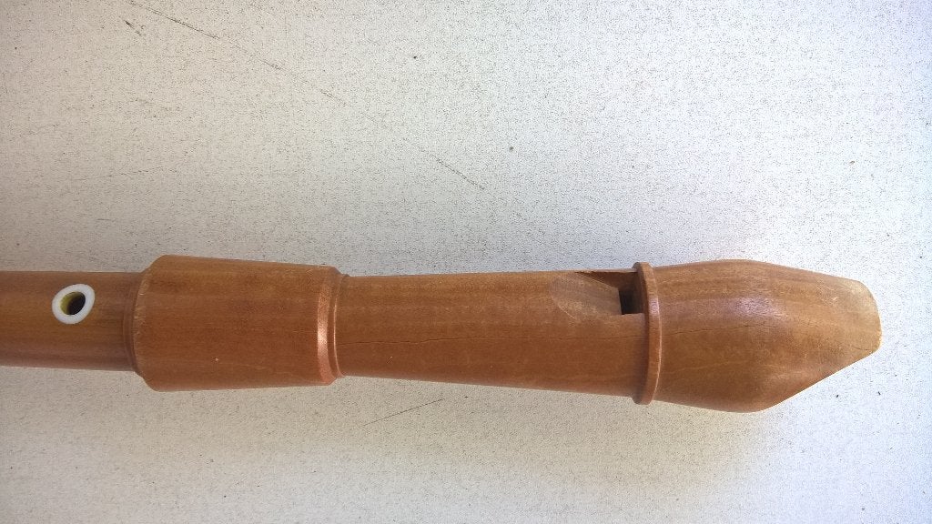 TE koop aangeboden mooi blokfluit hout doe gepast bod., Muziek en Instrumenten, Blaasinstrumenten | Blokfluiten, Ophalen of Verzenden
