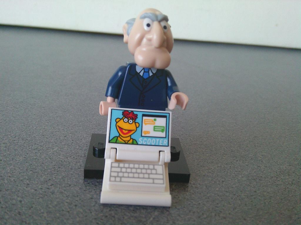 Lego Minifiguur CMF serie Muppets: Statler     71033, Verzenden, Lego, Nieuw, Minifiguren serie