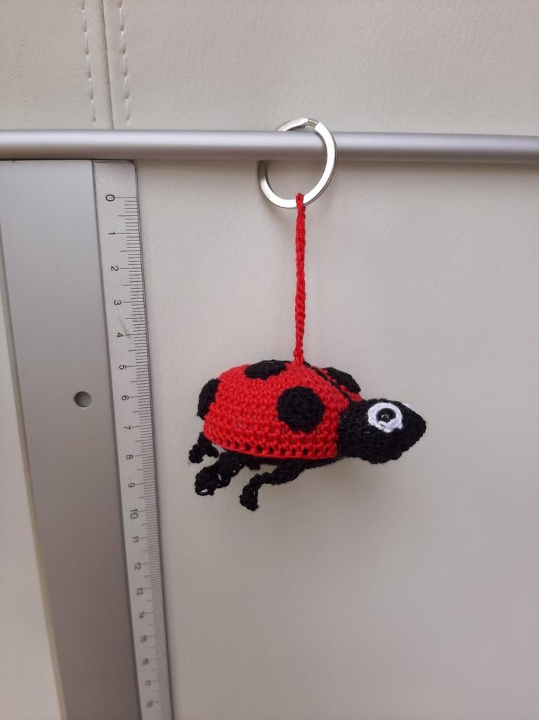 Sleutelhanger lieveheersbeestje, Verzenden, Nieuw