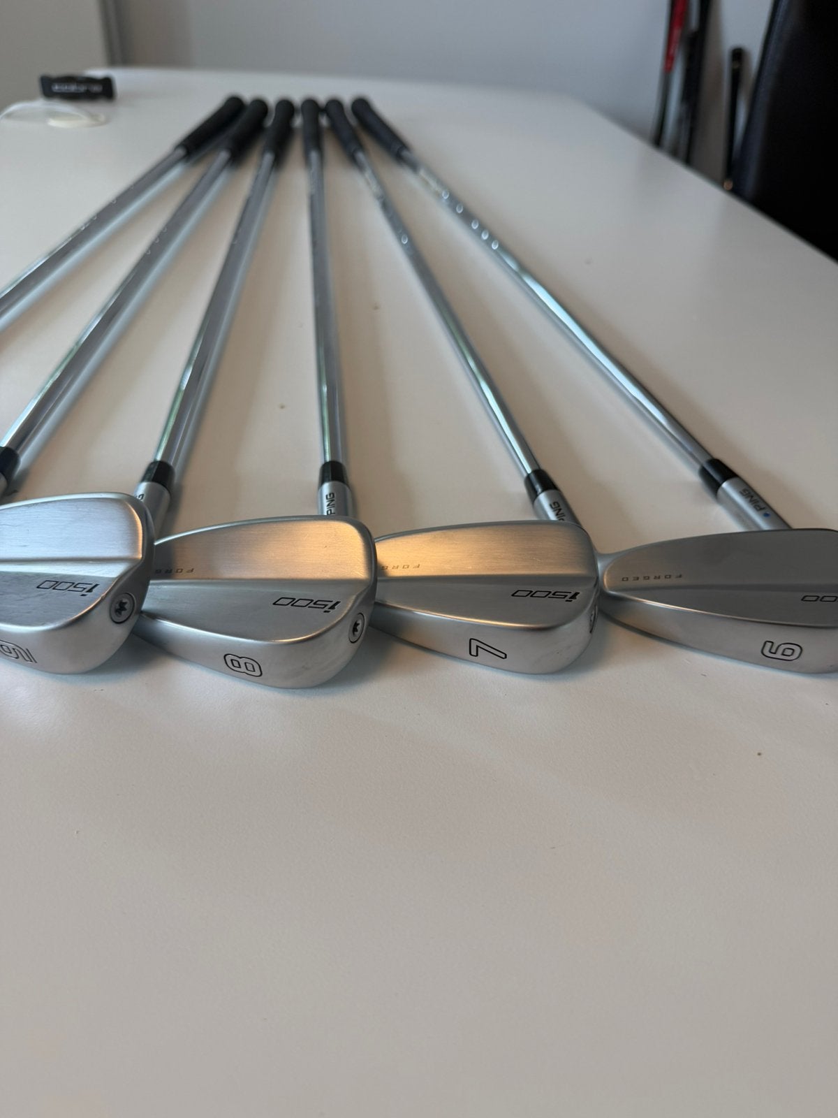 Ping i500 PW-5 - ZGAN - Testen ok! R flex staal, Sport en Fitness, Golf, Ping, -, -, Ophalen of Verzenden