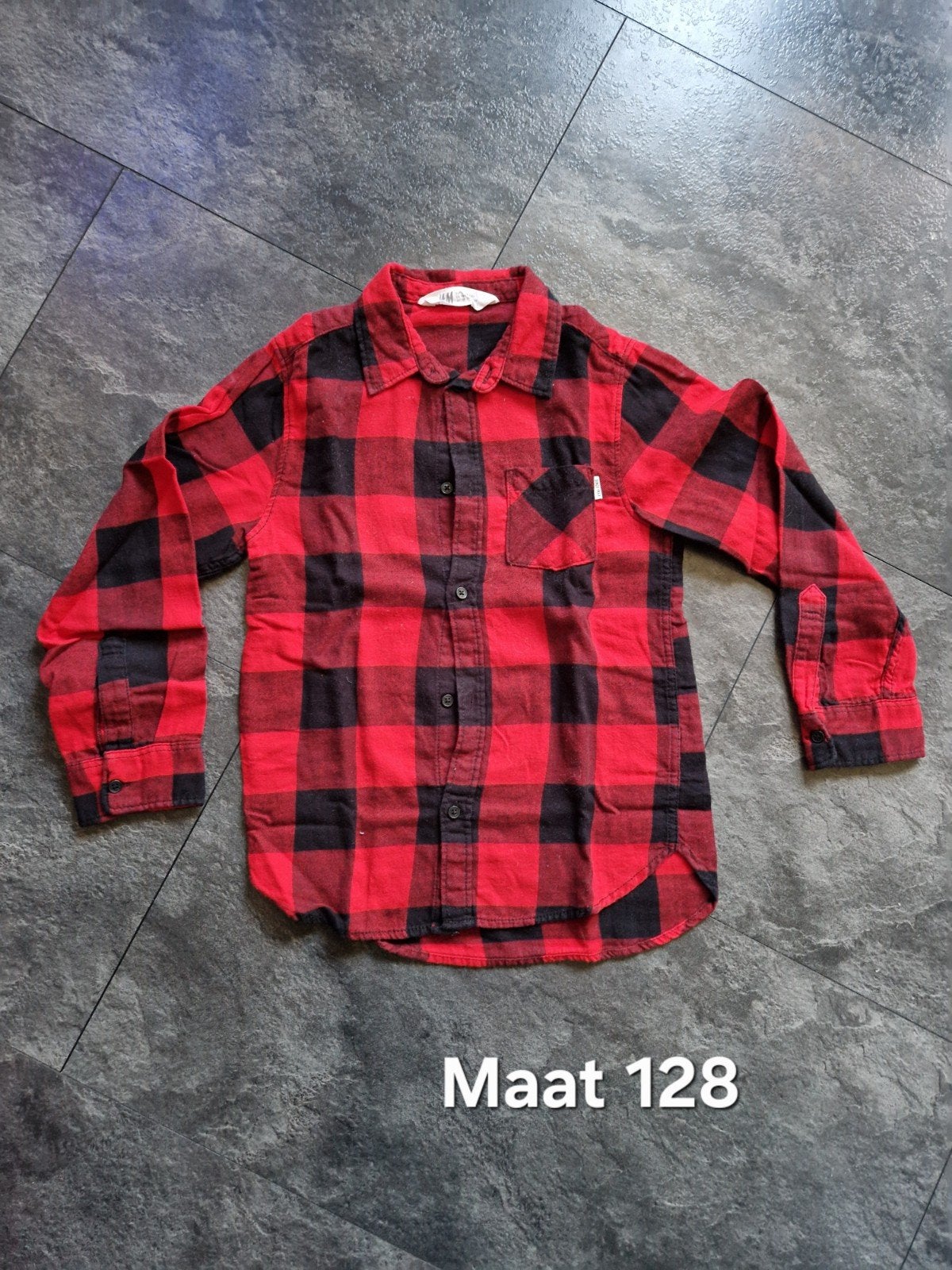 Blousje maat 128, Ophalen of Verzenden, Zo goed als nieuw, Meisje, Overhemd of Blouse