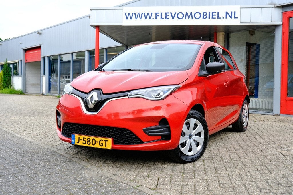 Renault ZOE R110 Life 52 kWh (Huur Accu) Aut. LED|1e Eig|Cli, Auto's, Stof, Gebruikt, Origineel Nederlands, Parkeersensor