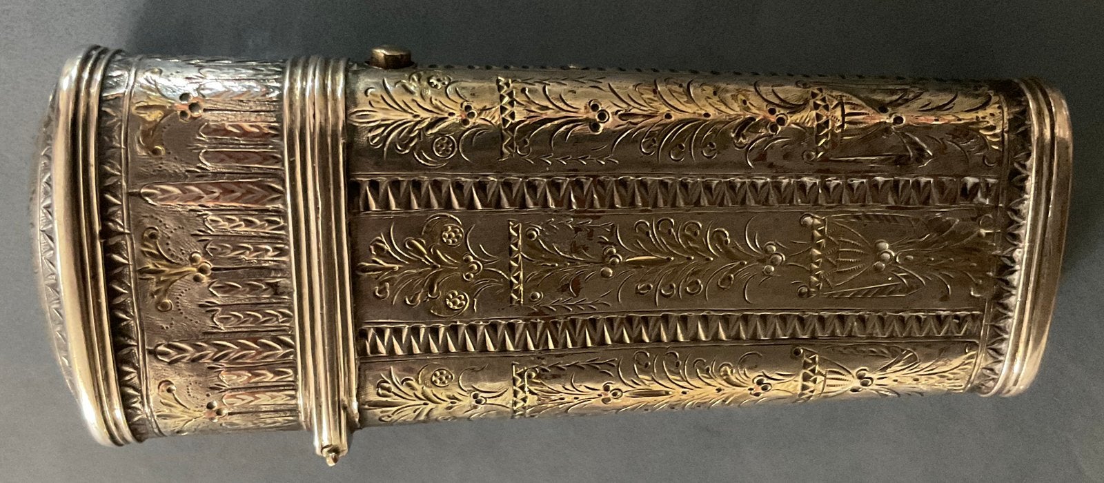 18e eeuws zilveren necessaire koker., Antiek en Kunst, Ophalen of Verzenden