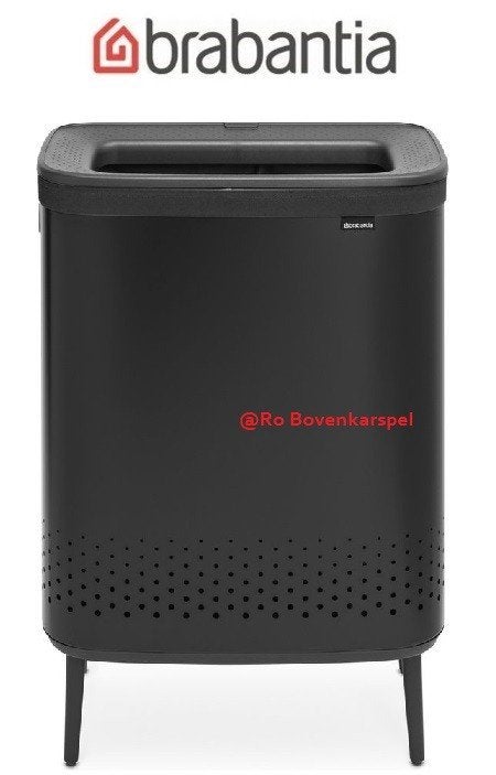 ✅NIEUW✅ Brabantia Bo Hi Wasbox 2 x 45 liter | Zwart, 40 liter of meer, Ophalen of Verzenden, Nieuw, Kunststof