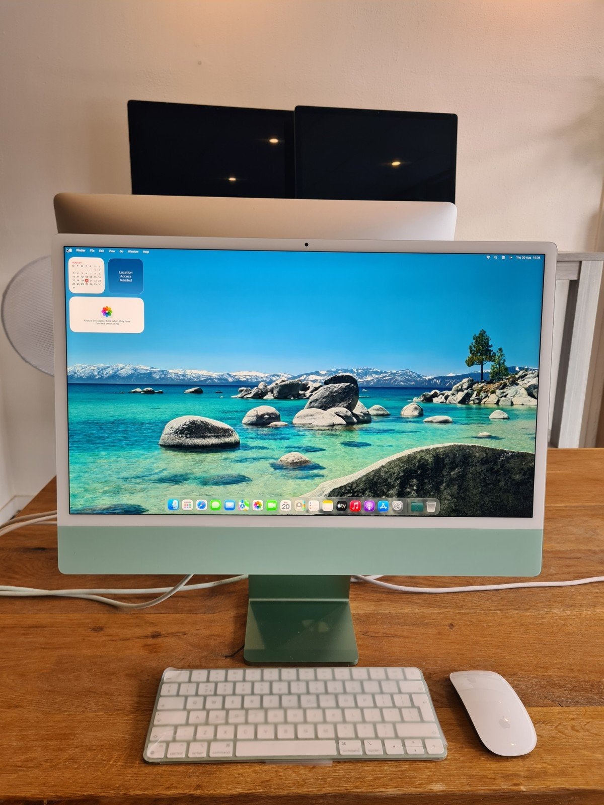 APPLE iMac 24-inch Groen (M1) - 10-core CPU  8GB - 256GB, Computers en Software, Ophalen of Verzenden, Zo goed als nieuw, IMac