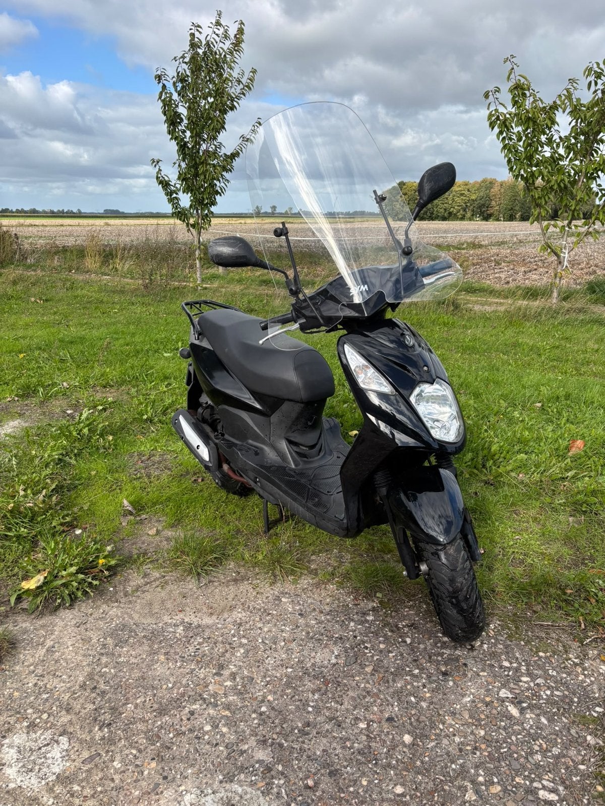 Sym orbit 2 45kmh bj2010 windscherm, Fietsen en Brommers, Ophalen, Maximaal 45 km/u, Zo goed als nieuw, Benzine