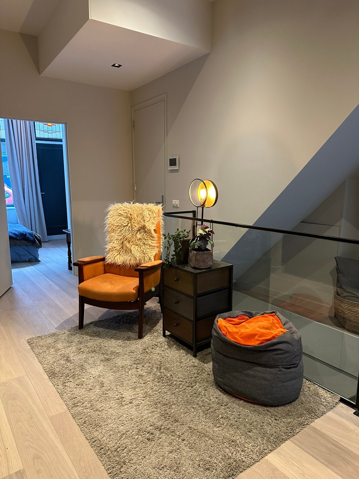 Vintage Armchair (Vintage fauteuil), Huis en Inrichting, Ophalen, Zo goed als nieuw, Laminaat