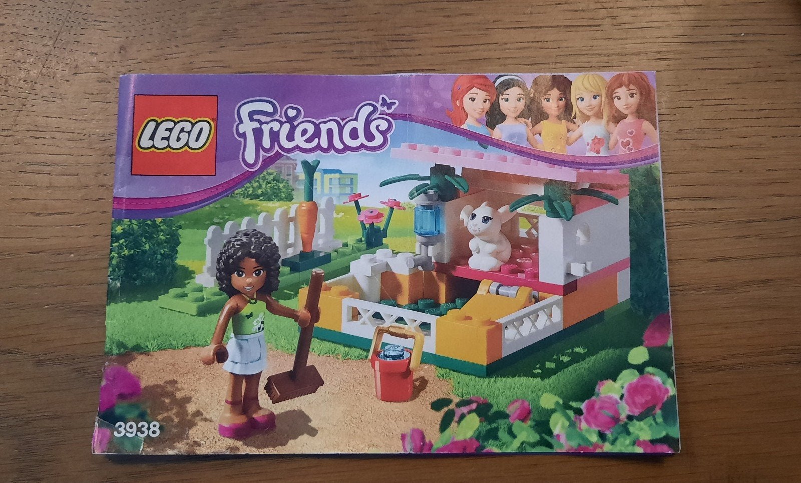 Lego Friends - 3938 Andrea's konijnenhok - Compleet, Kinderen en Baby's, Speelgoed | Duplo en Lego, Compleet, Lego, Friends, Ophalen of Verzenden