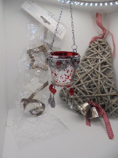 KERST DECO SET 9 STUKS NR. 7 NIEUW, Diversen, -, -, Nieuw, Ophalen of Verzenden