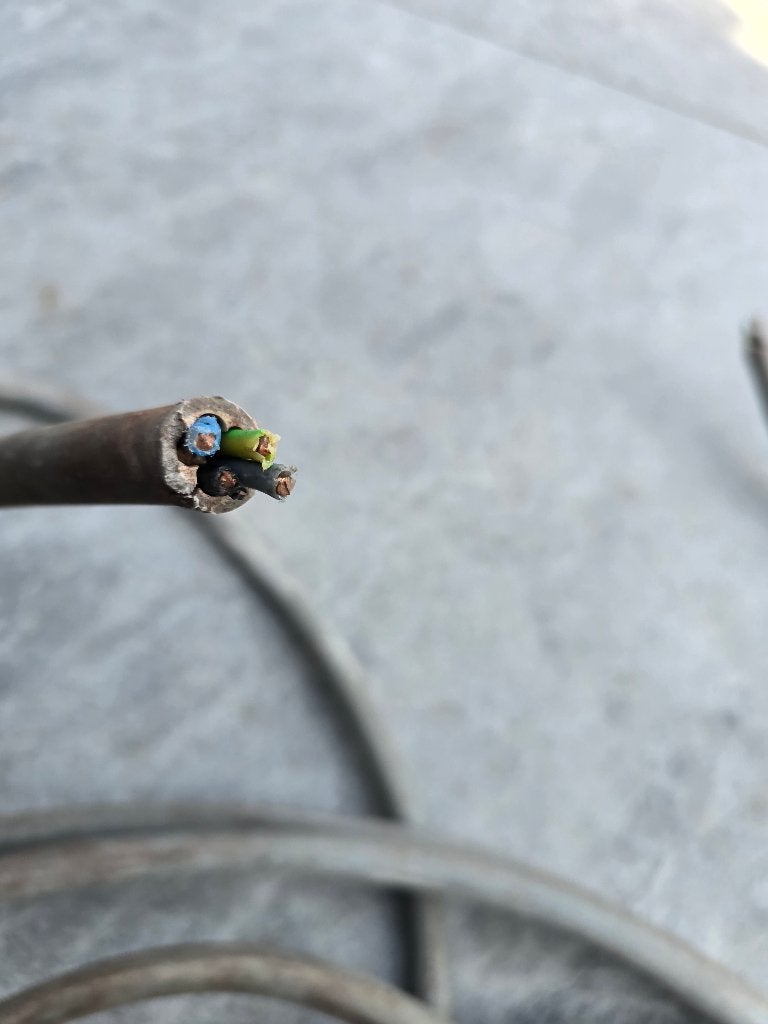 YMVK-MB kabel 5X6 (12.5 meter), Ophalen, Zo goed als nieuw, Kabel of Snoer