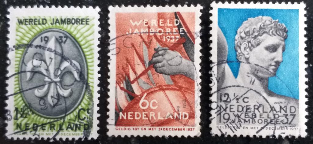 POSTZEGELS NEDERLAND 1937 GESTEMPELD, Postzegels en Munten, Verzenden, T/m 1940, Gestempeld