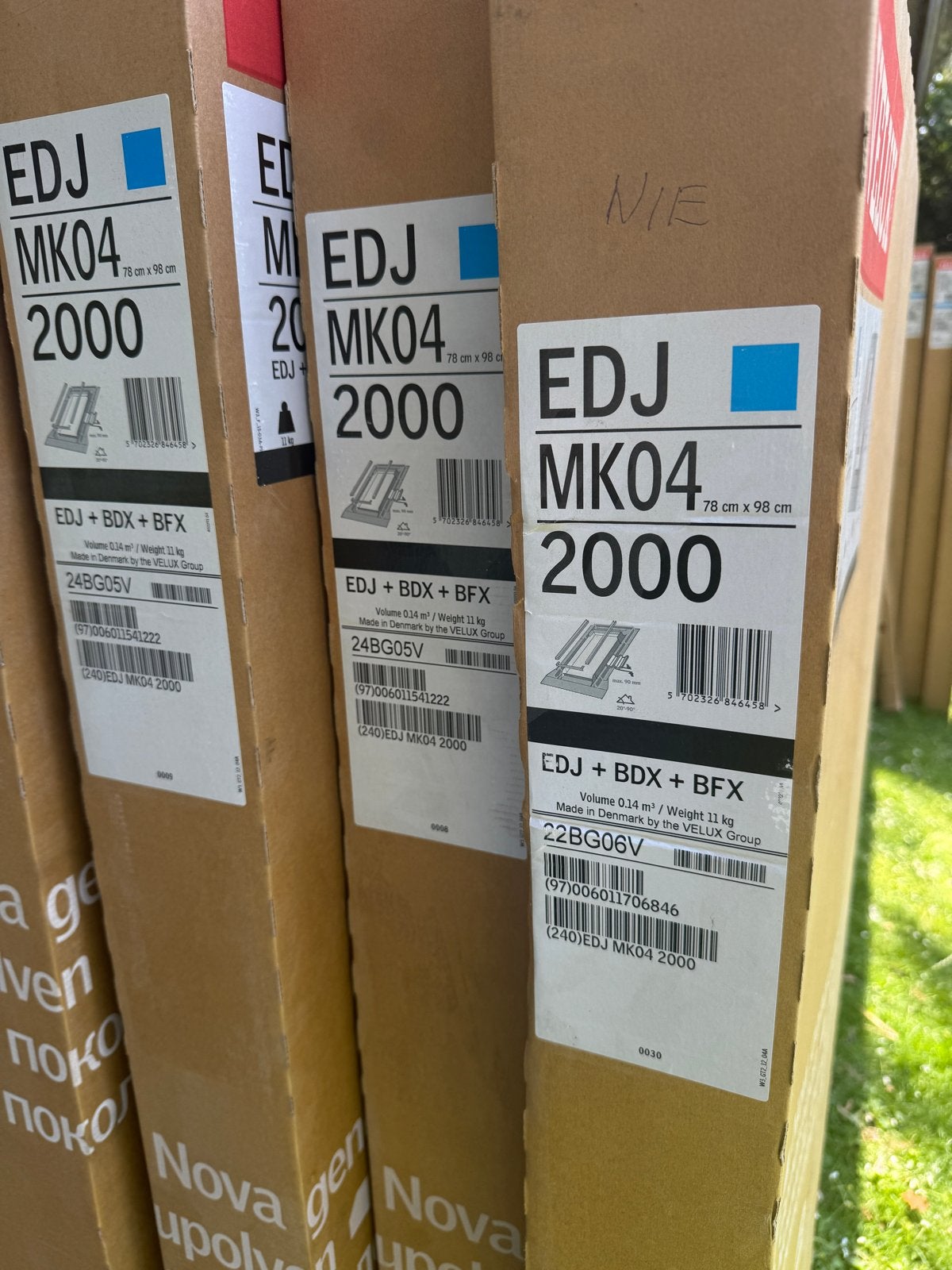 VELUX EDJ MK04 2000 – NIEUW | €200 per stuk, Ophalen, Minder dan 80 cm, 80 tot 120 cm, Nieuw