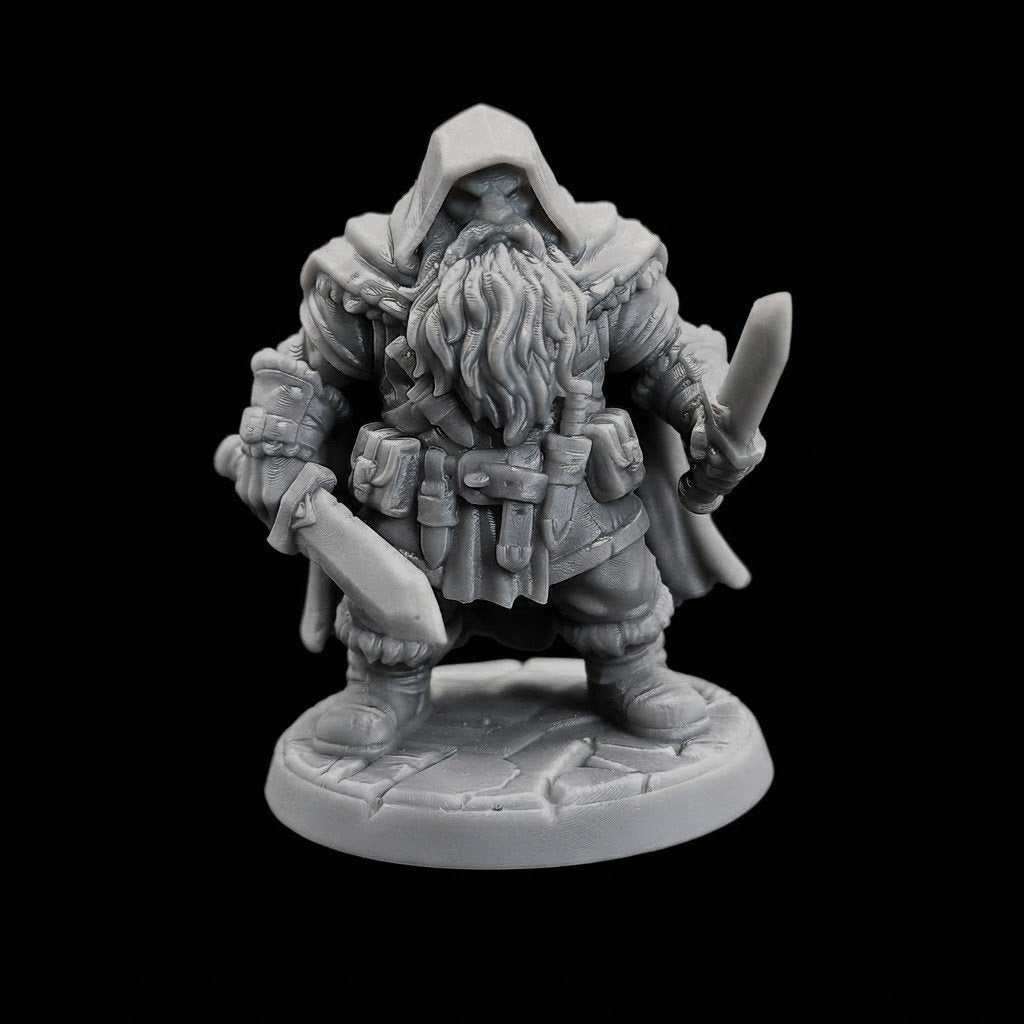 Dwarf rogue Miniature D&D HQ dungeon's and dragons, Ophalen of Verzenden, Overige soorten