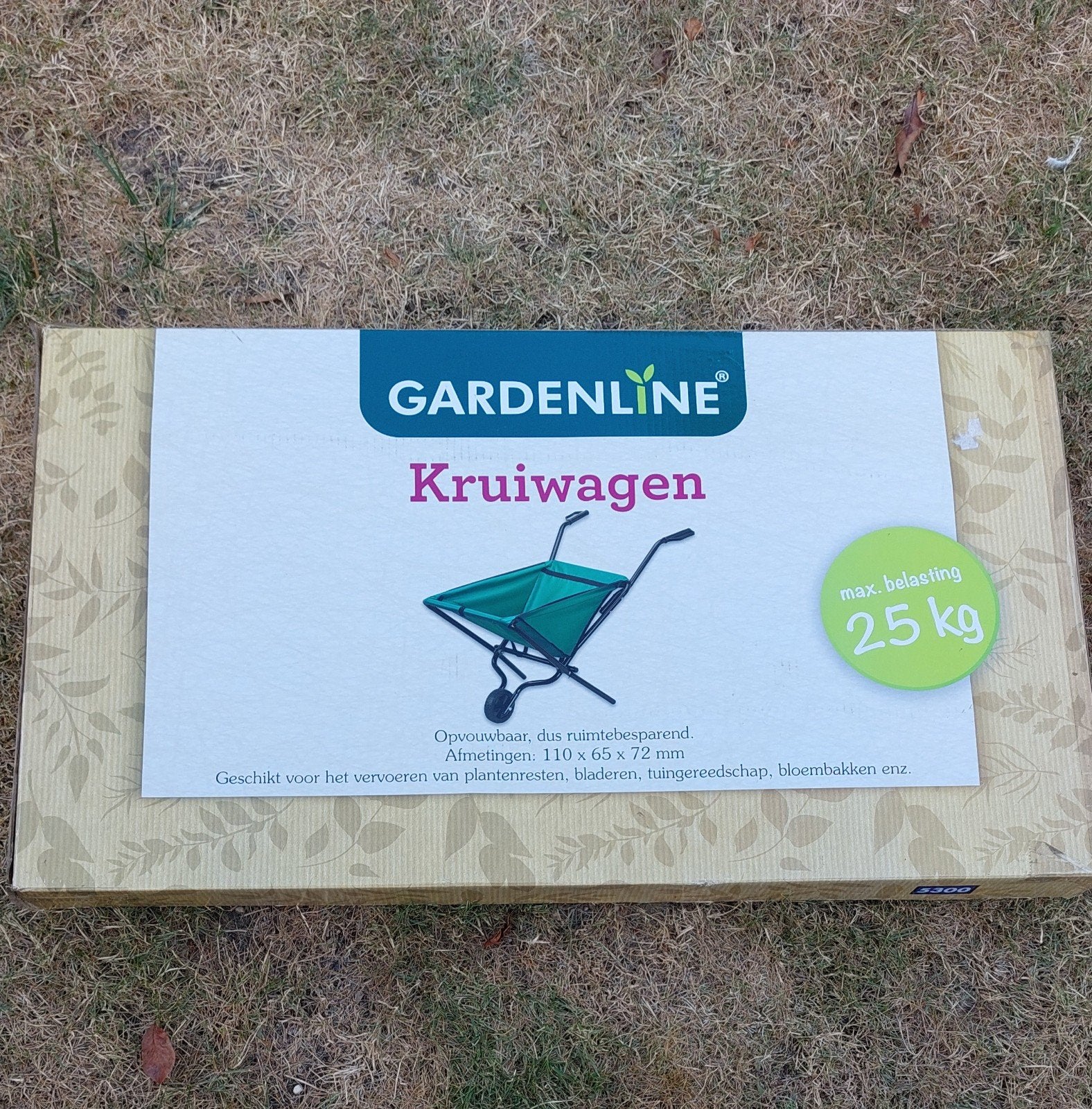 Nw GARDENLINE Opvouwbare Kruiwagen - handig, ruimtebesparend, Tuin en Terras, GARDENLINE, Nieuw, Ophalen of Verzenden, Handmatig