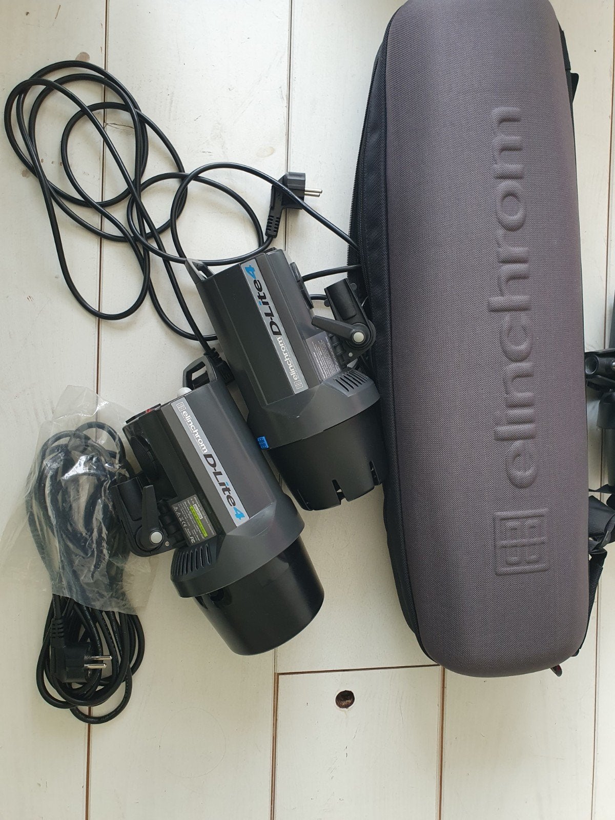 Elinchrom D-Lite 4 flitsset met draagtas, Audio, Tv en Foto, Fotografie | Fotostudio en Toebehoren, Ophalen of Verzenden, Gebruikt