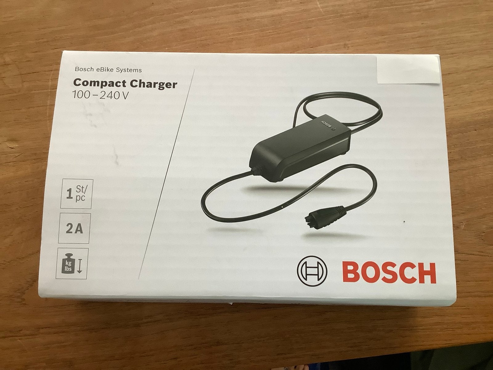 Bosch Compact Charger 100-240V voor E-bike accu, nieuw, Ophalen of Verzenden, Nieuw