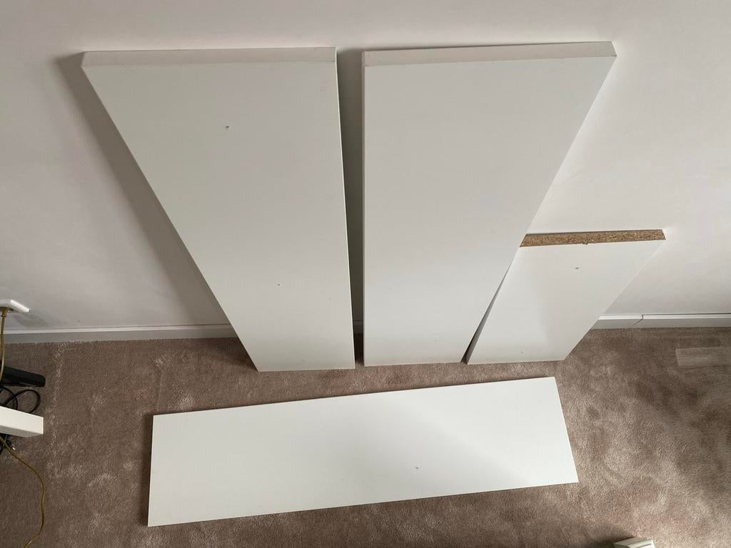 Ikea Bergshult stevige wandplanken 4x, Huis en Inrichting, Woonaccessoires | Wandplanken en Boekenplanken, Gebruikt, Ophalen