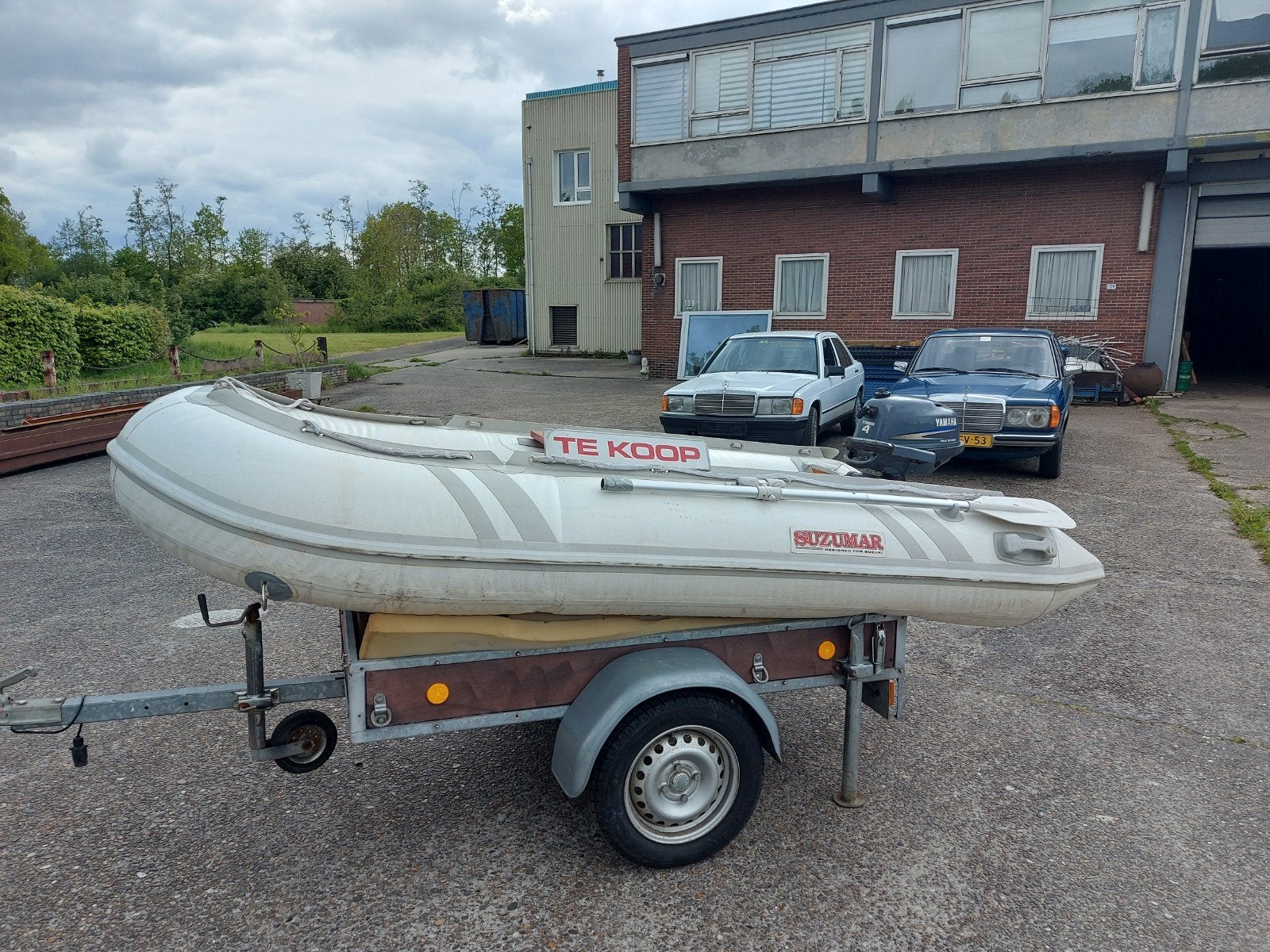 SUZUMAR MET  YAMAHA 4 PK    ZONDER AANHANGER, Watersport en Boten, Rubberboten, Ophalen, Suzumar