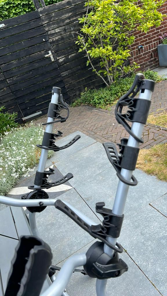 Thule ClipOn 9103 fietsdrager voor achterklep, Auto diversen, Fietsendragers, Ophalen, 3 fietsen of meer, Zo goed als nieuw, Achterklepdrager