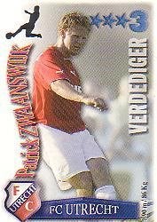 Voetbalplaatje	Patrick Zwaanswijk	FC Utrecht	All Stars, Verzamelen, Verzenden, Zo goed als nieuw, F.C. Utrecht, Poster, Plaatje of Sticker