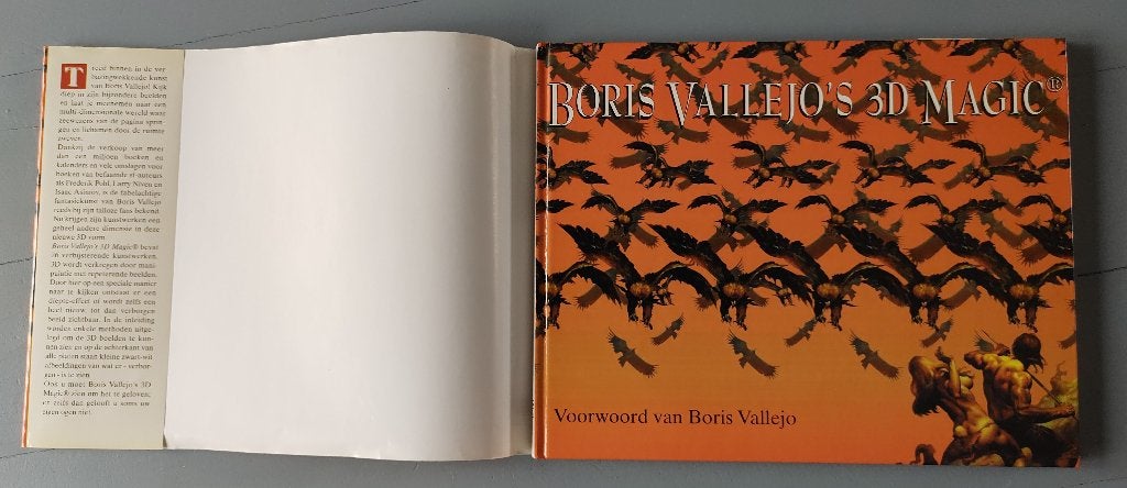 Boek Boris Vallejo: 3D Magic, Ophalen of Verzenden, Zo goed als nieuw, Overige onderwerpen, Boris Vallejo