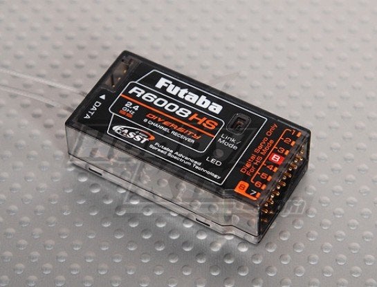 Futaba R6008HS 2.4 GHz FASST 8-kanaals ontvanger, Hobby en Vrije tijd, Ophalen of Verzenden, Zo goed als nieuw