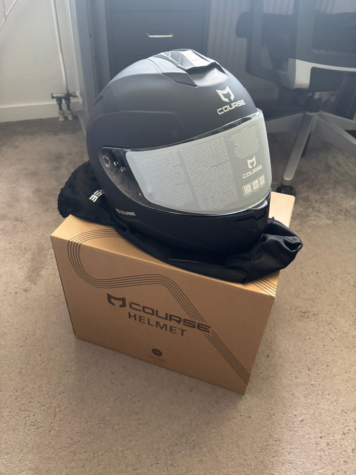 Motorhelm L - handschoenen M - intercom snell E2, Ophalen of Verzenden, Integraalhelm, L, Nieuw met kaartje
