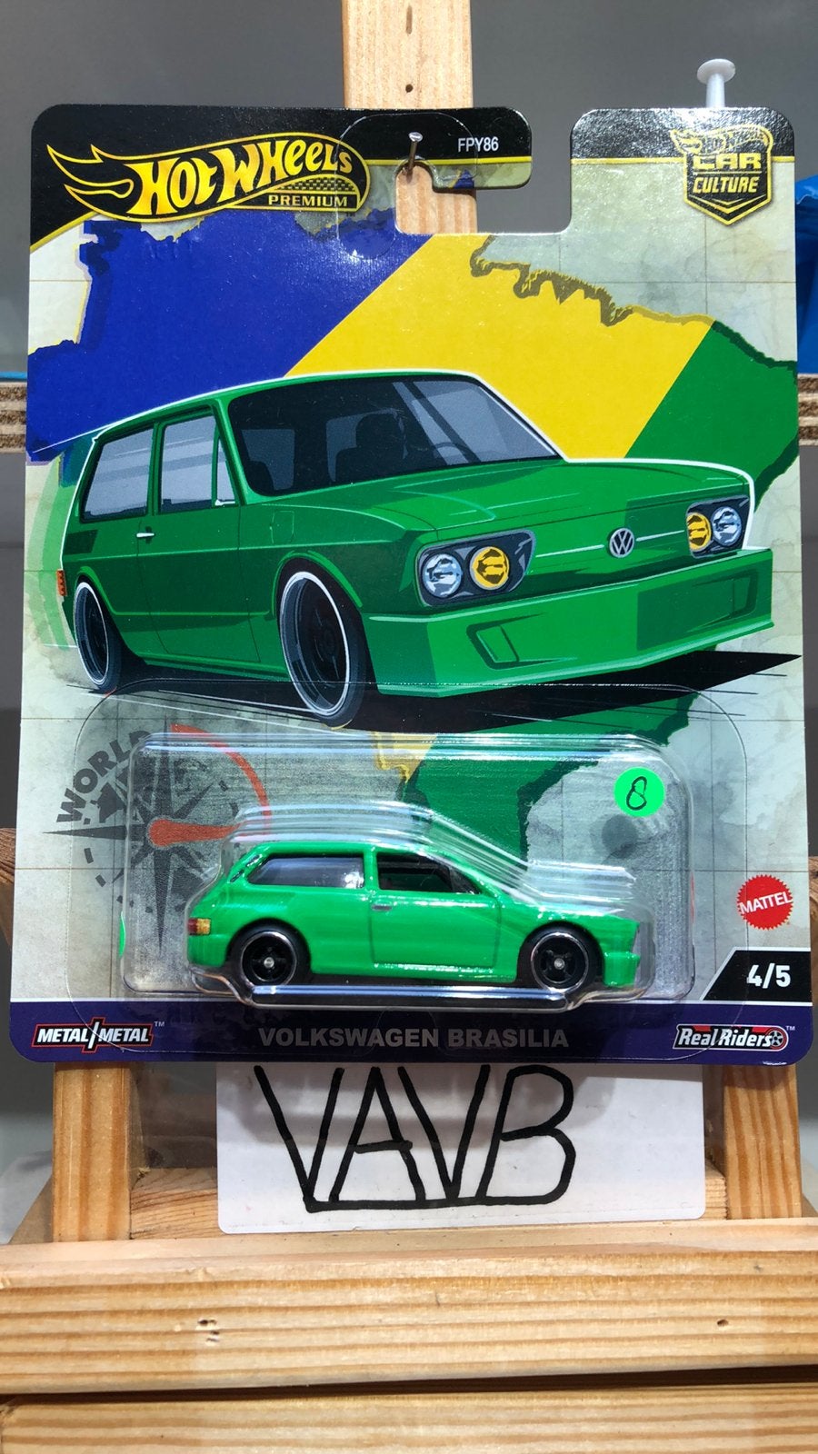 1 vw Volkswagen Brasilia Hot Wheels Hotwheels VAVB nieuw, Ophalen of Verzenden, Nieuw, Auto