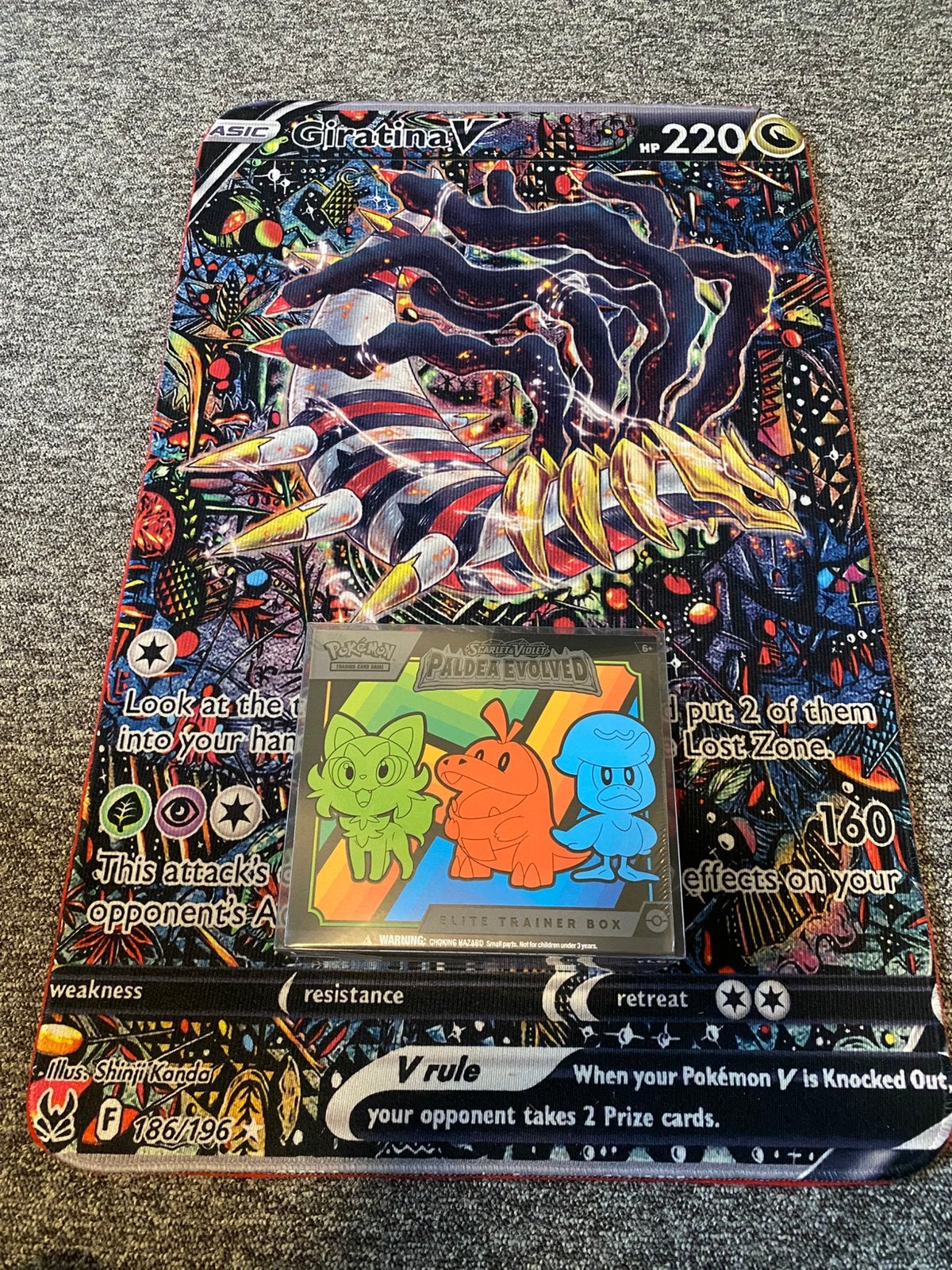 Paldea Evolved ETB Mint + Accryl, Ophalen of Verzenden, Nieuw