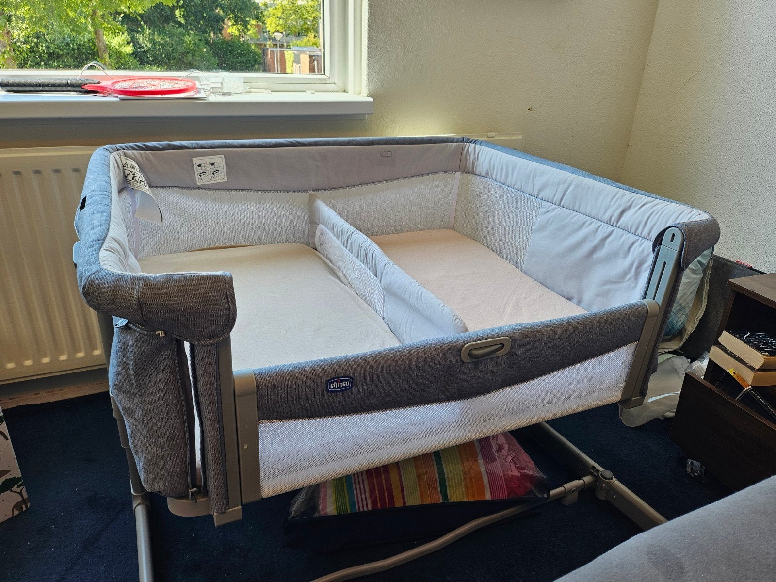 Chicco Next 2 me twin (co-sleeper voor tweeling), Ophalen of Verzenden