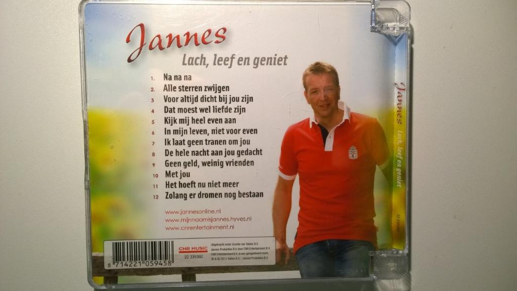 Jannes - Lach, Leef En Geniet, Ophalen of Verzenden, Zo goed als nieuw, Levenslied of Smartlap