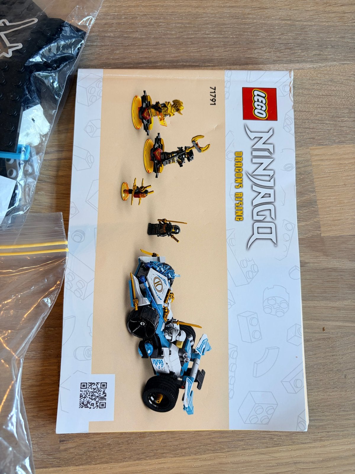 Lego Ninjago 71791 Zane's Drakenkracht Spinjitzu Raceauto, Gebruikt, Lego, Ophalen of Verzenden, Compleet