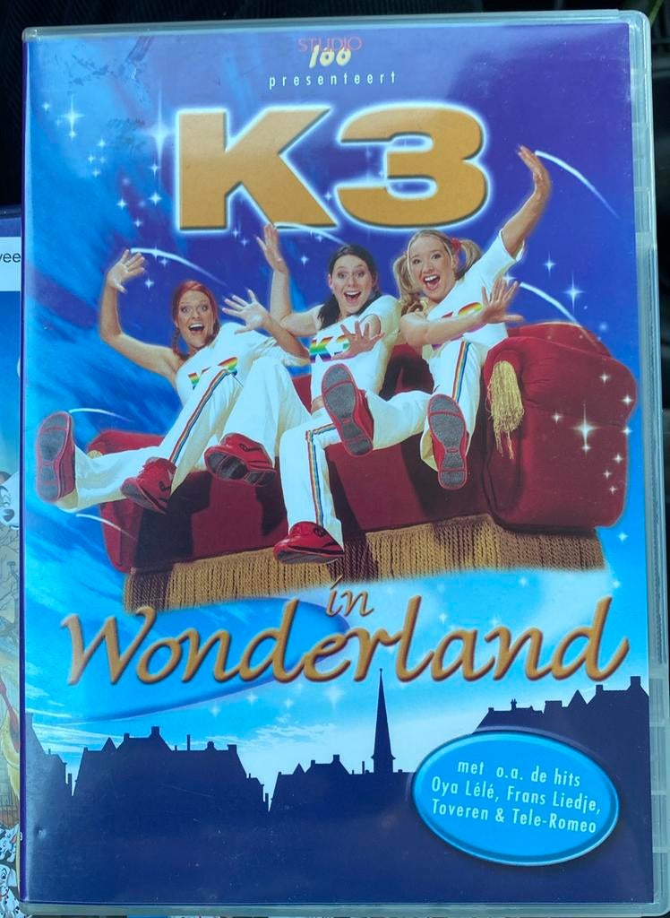 K3 dvd in wonderland, Alle leeftijden, Ophalen of Verzenden, Zo goed als nieuw