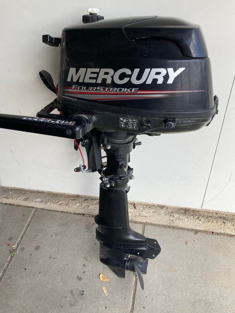 Mercury 6 pk kortstaart buitenboordmotor - recent onderhoud, Gebruikt, 5 tot 10 pk, Viertaktmotor, Ophalen of Verzenden